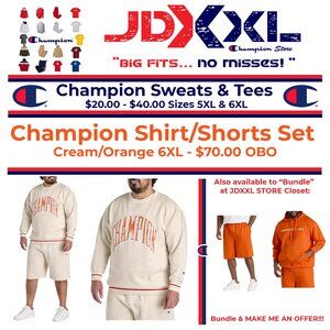 Champion Big & Tall Fleece Set